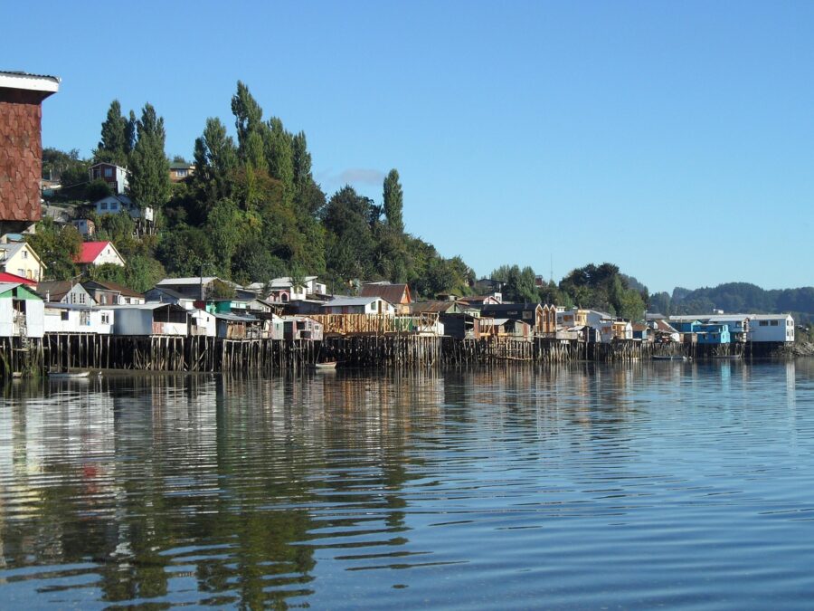 chiloe island coastal marina