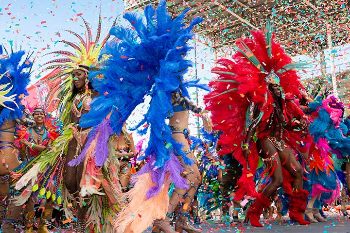carnival on Antigua Island, Caribbean