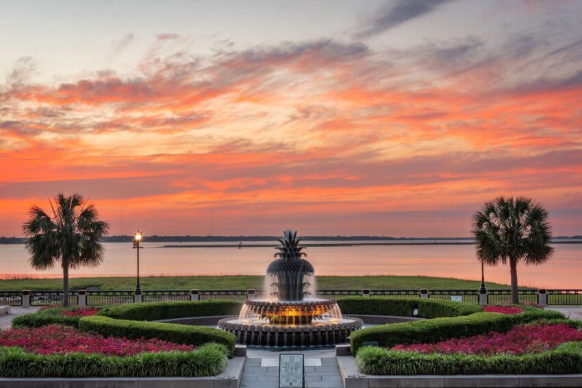 Charleston South Carolina Coastal Sunset