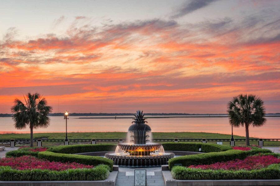 Charleston South Carolina Coastal Sunset