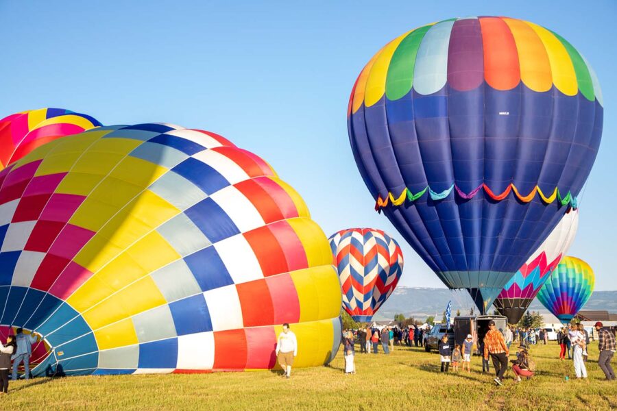 teton valley ballon ralley, idaho