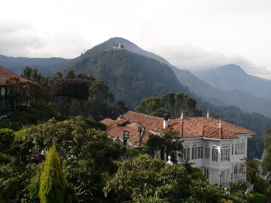 View from Monserrate, Bogota, Columbia